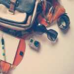 organizing travel suitcase