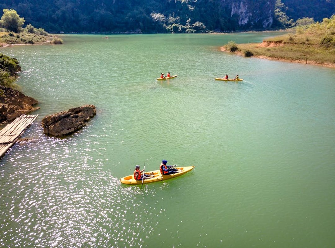 Rowing a Boat at the Beevitius Islands