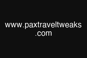 www.paxtraveltweaks .com